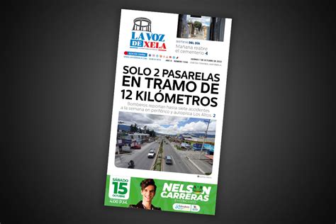 Lee El Diario Digital Del Viernes De Octubre La Voz De Xela