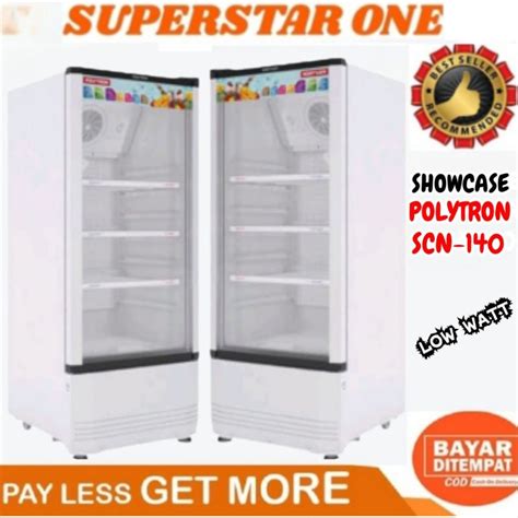 Jual Showcase Polytron Scn 140scn 140 Lemari Pendingin Minuman 3 Rak