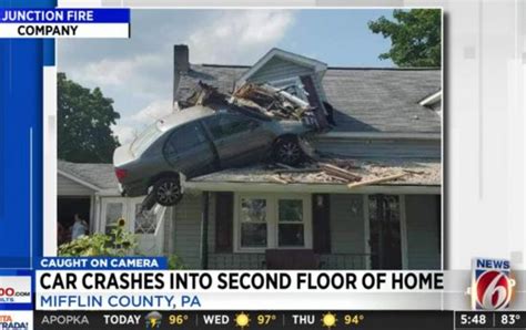 Car Crashes Into Second Story Of Home ‘intentional Act Ijr