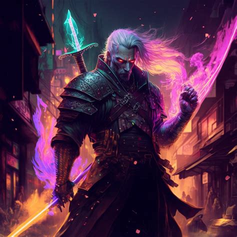 Witcher X Cyberpunk Rmidjourney