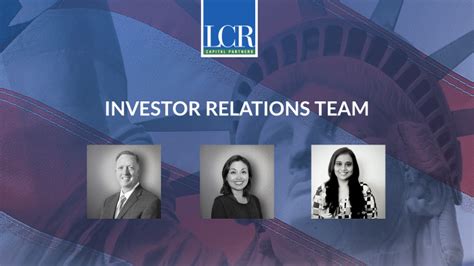 LCR Sets Up New Investor Relations Team LCR Capital Partners