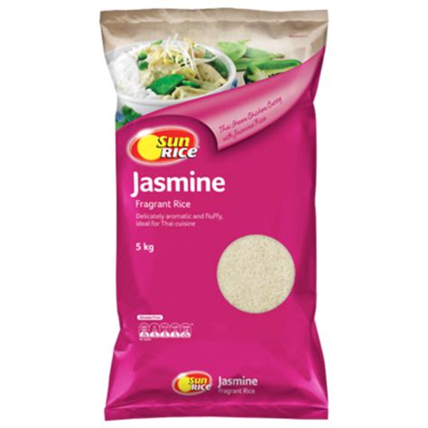 Sunrice Jasmine Fragrant Rice 5kg Nz