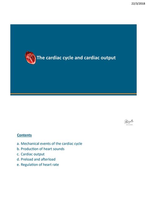 Solution Cardiovascular System Cardiac Cycle And Cardiac Output