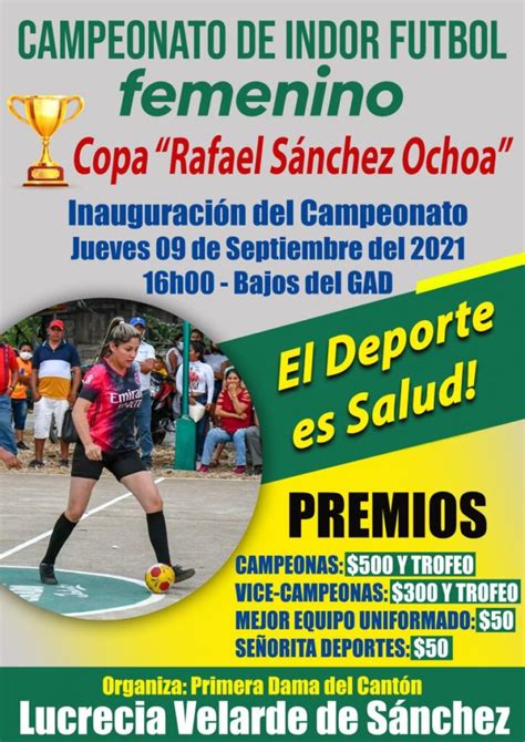 TE INVITAMOS A LA INAUGURACIÓN DEL CAMPEONATO DE INDOR FEMENINO ESTE