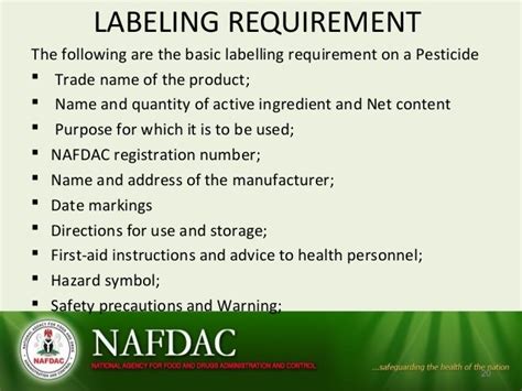 NAFDAC presentation