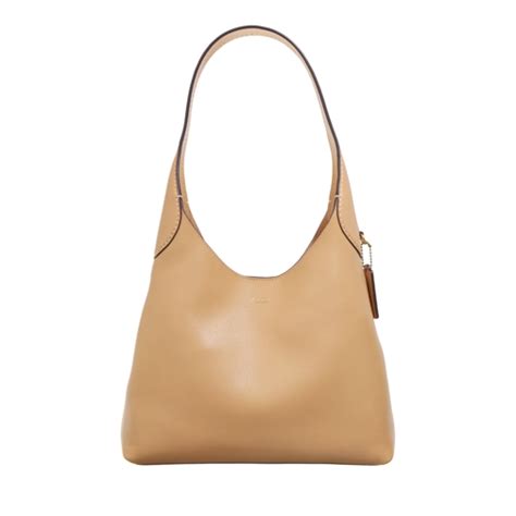 Coach Brooklyn Shoulder Bag 28 B4 Tan Hobo Bag