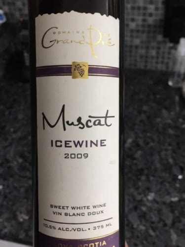 2009 Domaine de Grand Pré Muscat Icewine Vivino US