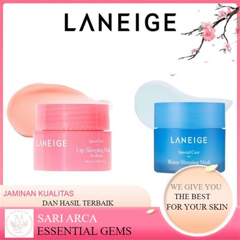 Jual Laneige Lip Sleeping Mask Night Sleep 3 Gr Water Sleeping Mask Pack Jaminan Original