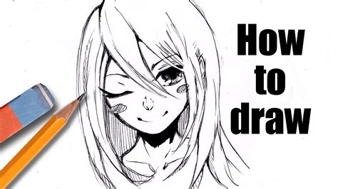 How To Draw A Cute Manga Girl [5 Easy Steps] Youtube