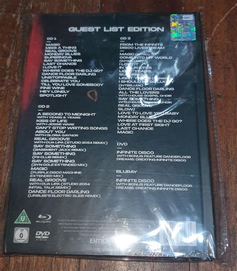 Kylie Minogue Disco Guest List Edition 3CD DVD Blu Ray Sealed