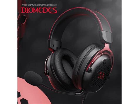 Redragon H Diomedes Wired Gaming Headset Surround Sound Mm