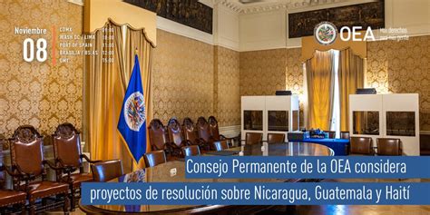 Consejo Permanente De La Oea Pospone Conocer Proyecto De Resoluci N