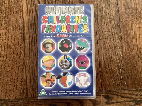 Childrens Favourites Ultimate 2004 Vhs Wiggles Barney Bob Angelina