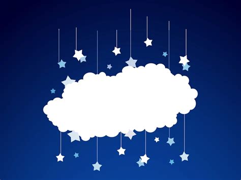 Stars And Cloud Vector