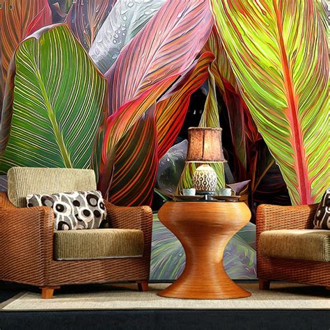 Custom Large Size Wallpaper Mural Tropical Rainforest Bvm Home