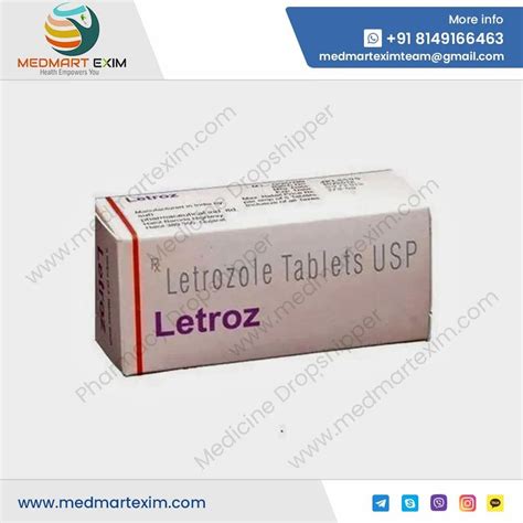 Letroz Letrozole Tablets Mg Packaging Size Tablet At Rs