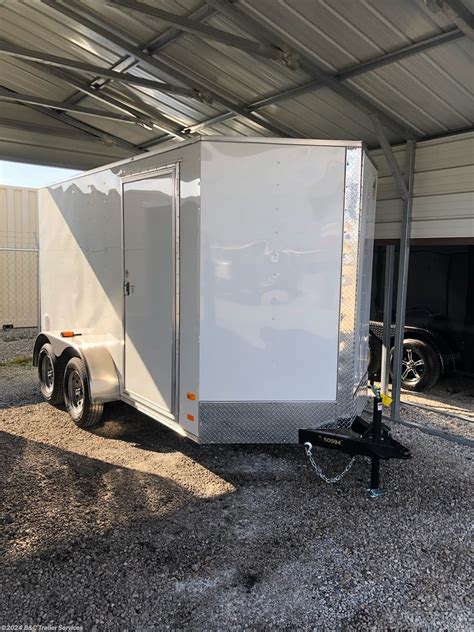 Cargo Trailer 2019 Covered Wagon 6x14 Tandem Axle Enclosed Trailer Trailersusa