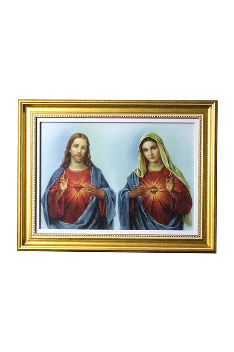 Two Hearts Of Jesus And Mary 14 X 1 X 11 Inches F2 287183 St Pauls