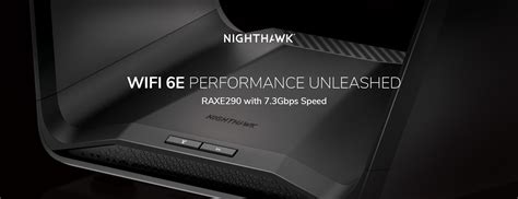 Nighthawk RAXE290 8 Stream Tri Band WiFi 6E Router NETGEAR