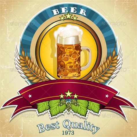 Beer Can Label Template Illustrator