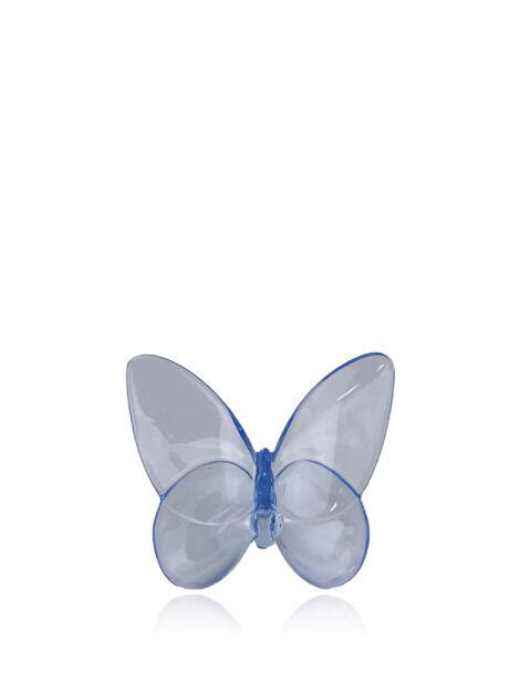 Escultura Baccarat Borboleta Azul Original Aeet Etiqueta Nica