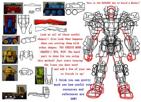 How To Draw Mecha Draw Anime Robots Step By Step Drawing Guide By