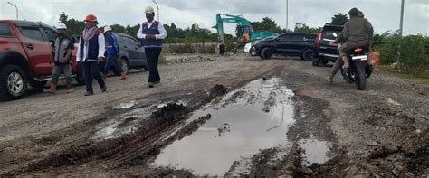 Sejumlah Ruas Jalan Ogan Ilir Rusak Pt Hutama Karya Diminta