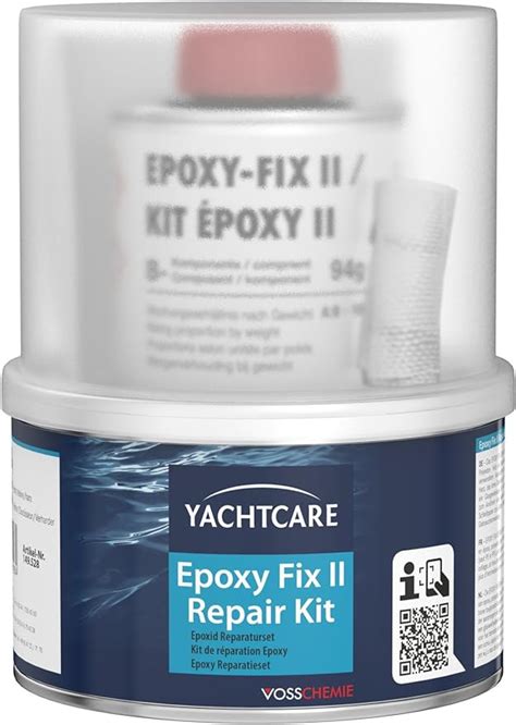 Yachtcare Epoxidharz Reparaturset 250g Universell Einsetzbares GFK