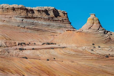 Aerial Shot Of The Coyote Buttes North Vermilion Cliffs National