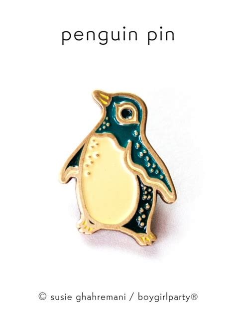 Penguin Badge Enamel Brooch Enamel Pin Badge Penguin