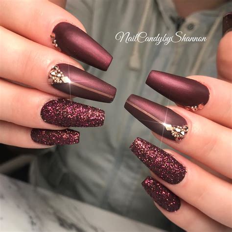 55 Pretty and Awesome Burgundy Nail Art Designs | Style VP | Page 35