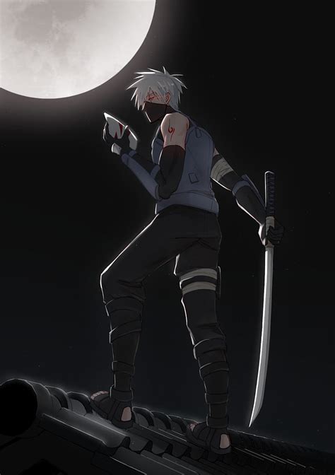 Hatake Kakashi NARUTO Anime Board Kakashi Hatake Anbu HD Phone