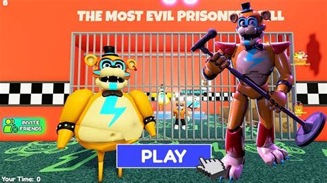 New Game Fnaf Security Breach Glamrock Freddy Barry S Prison Run Obby