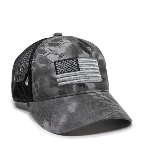 Usa Flag Camo With Mesh Back Hat Sport