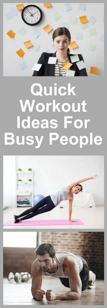 5 Quick Workouts For Busy People