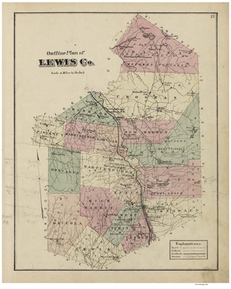 Lewis County Map