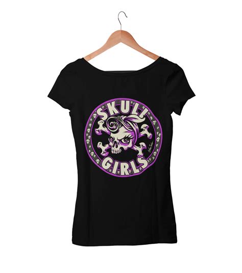 Skull Girls T Shirt Woman