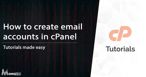 How To Create Email Accounts In CPanel