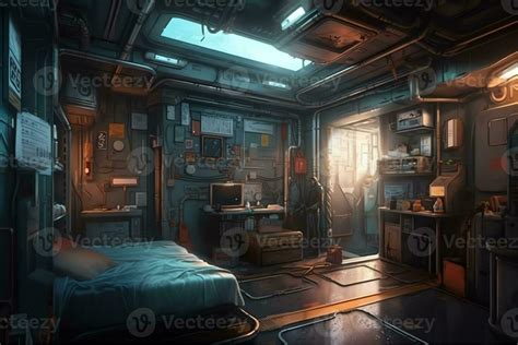 Sci Fi Concept Art Room