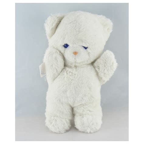 Doudou Peluche Ours Blanc BOULGOM