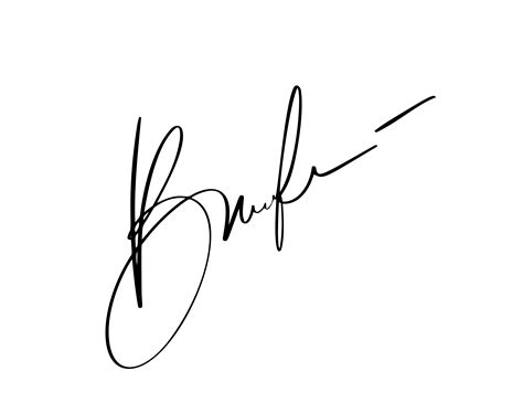 Firma Manual Para Documentos Sobre Fondo Blanco Dibujado A Mano