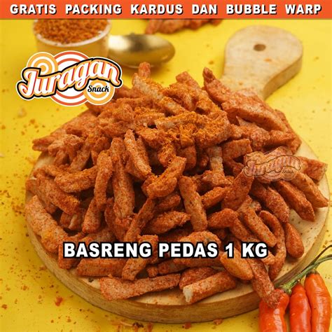 Jual Stik Basreng Pedas Kg Baso Goreng Snack Kiloan Makanan Ringan