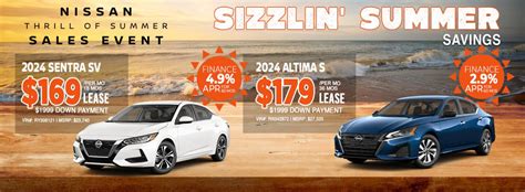 Monthly Lease Specials Lynnes Nissan City