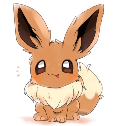 Extremely Cute Eevee Pokemon Firered Pokemon Eevee Pokemon Eeveelutions