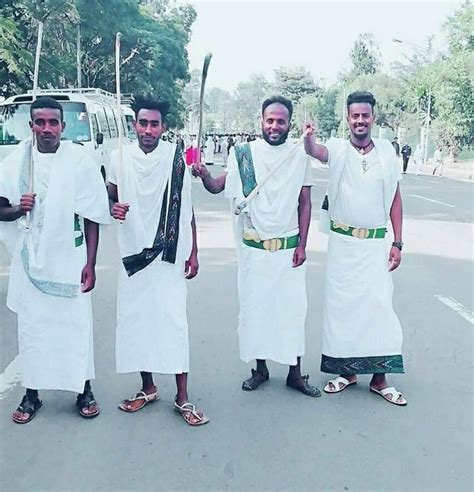 Amhara Men Amhara Traditional Outfits Tigray