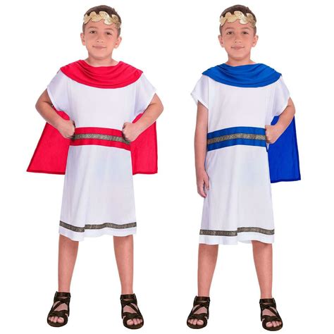 Boys Ancient Roman Greek Historical Caesar Emperor Book Day Fancy Dress