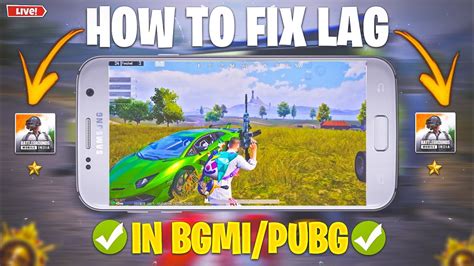 Live Bgmi Pubg Lag Fix In Low End Device How To Fix Lag In Bgmi Lag