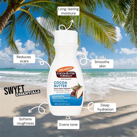 Palmers Cocoa Butter Moisturiser 250ml Dry Body Brush Intensive