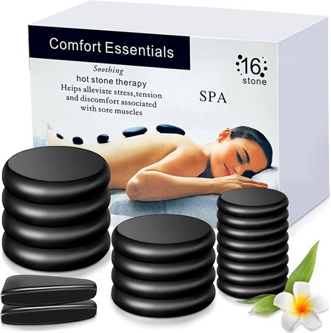 Amazon Yunsailing Pcs Hot Stones Massage Set Black Smooth Massage Hot Stones Bianstone