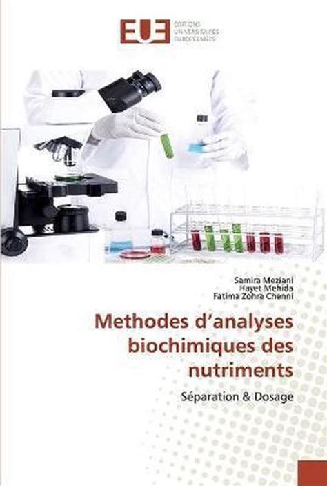 Methodes D Analyses Biochimiques Des Nutriments